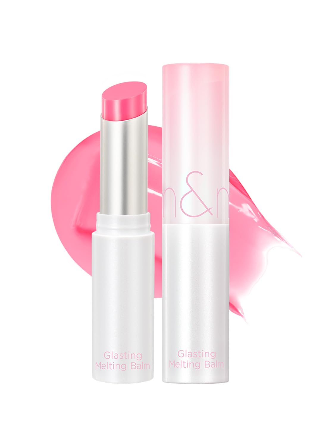 rom&nd GLASTING MELTING BALM #09 PEONIES - K-Beauty Vibrant Pink Lip Tint Balm | Crystal Water-Gloss Shine & Deep Hydration | Non-Sticky, Long-Lasting Stain for Plump, Healthy Lips