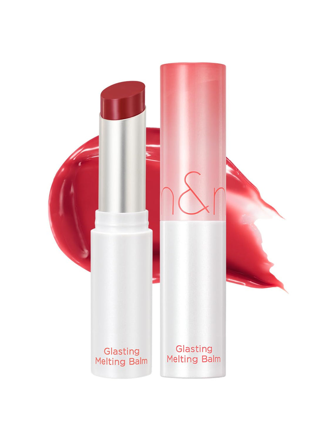 rom&nd GLASTING MELTING BALM #09 PEONIES - K-Beauty Vibrant Pink Lip Tint Balm | Crystal Water-Gloss Shine & Deep Hydration | Non-Sticky, Long-Lasting Stain for Plump, Healthy Lips
