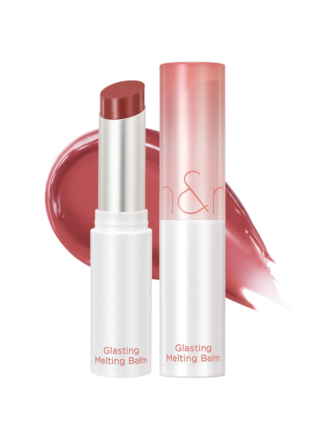 rom&nd GLASTING MELTING BALM #09 PEONIES - K-Beauty Vibrant Pink Lip Tint Balm | Crystal Water-Gloss Shine & Deep Hydration | Non-Sticky, Long-Lasting Stain for Plump, Healthy Lips