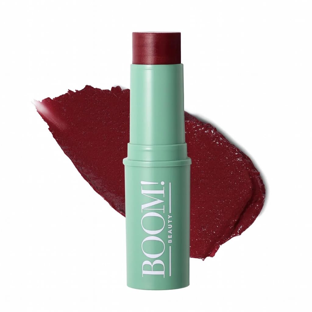 Boomstick Peony Pink ™ - Multistick for Cheeks & Lips - Vegan, Cream Blush Stick & Lipstick - Makeup for Older Women & Mature Skin Boom Stick By Cindy Joseph