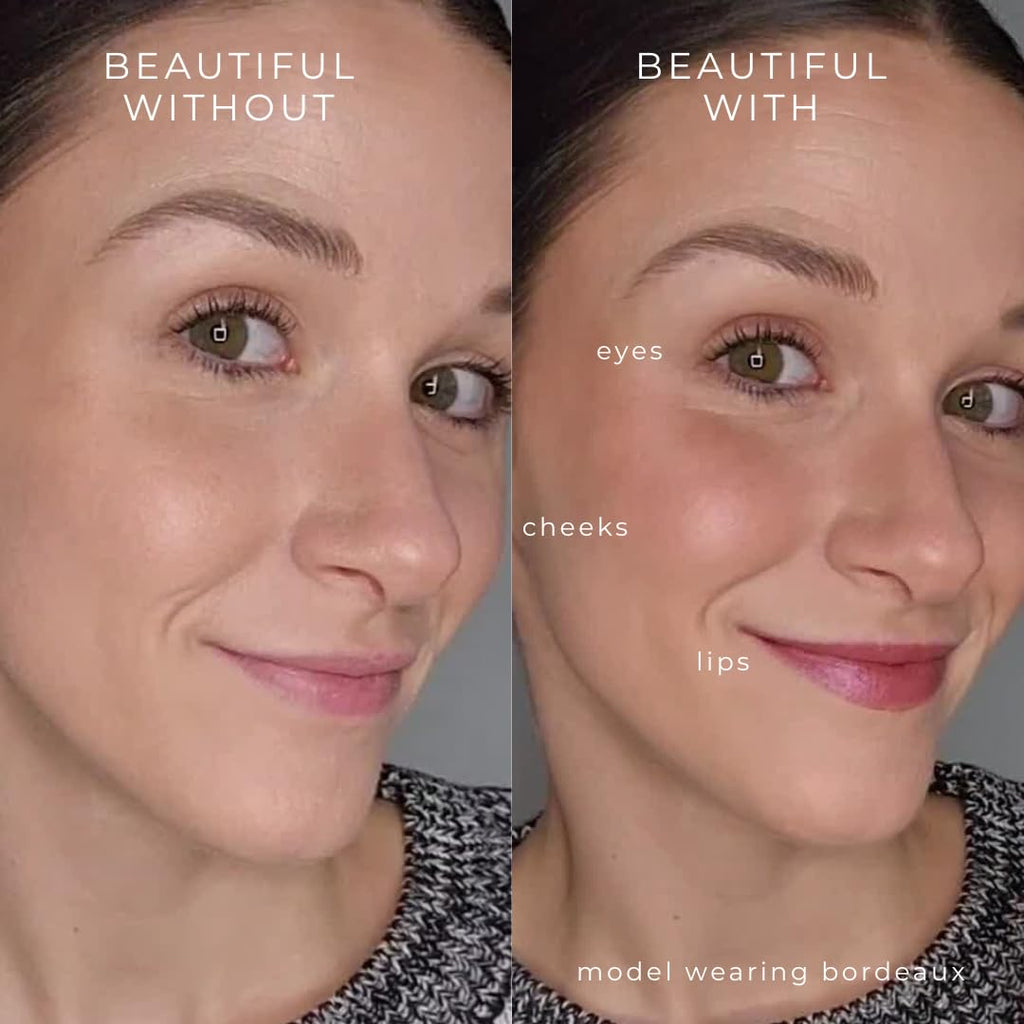 Honeybee Gardens Color Within Reach MultiStick, Peony, Soft Neutral Pink, Multipurpose Makeup, Natural Glow, Easy Application, Vegan, Cruelty-Free, Net Wt. 0.2 oz