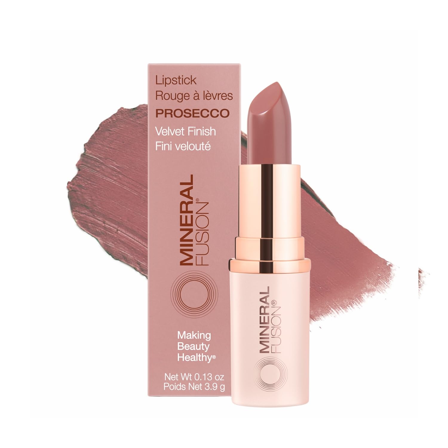 Mineral Fusion Lipstick, Peony, .14 Ounce