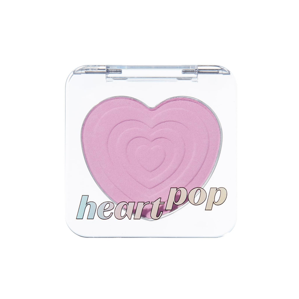 ETUDE Heart Pop Blush, Cool Berry Cheek Color, Natural Highlight & Glossy Finish, Lightweight Formula, Compact 0.2 oz – Squeeze Berry