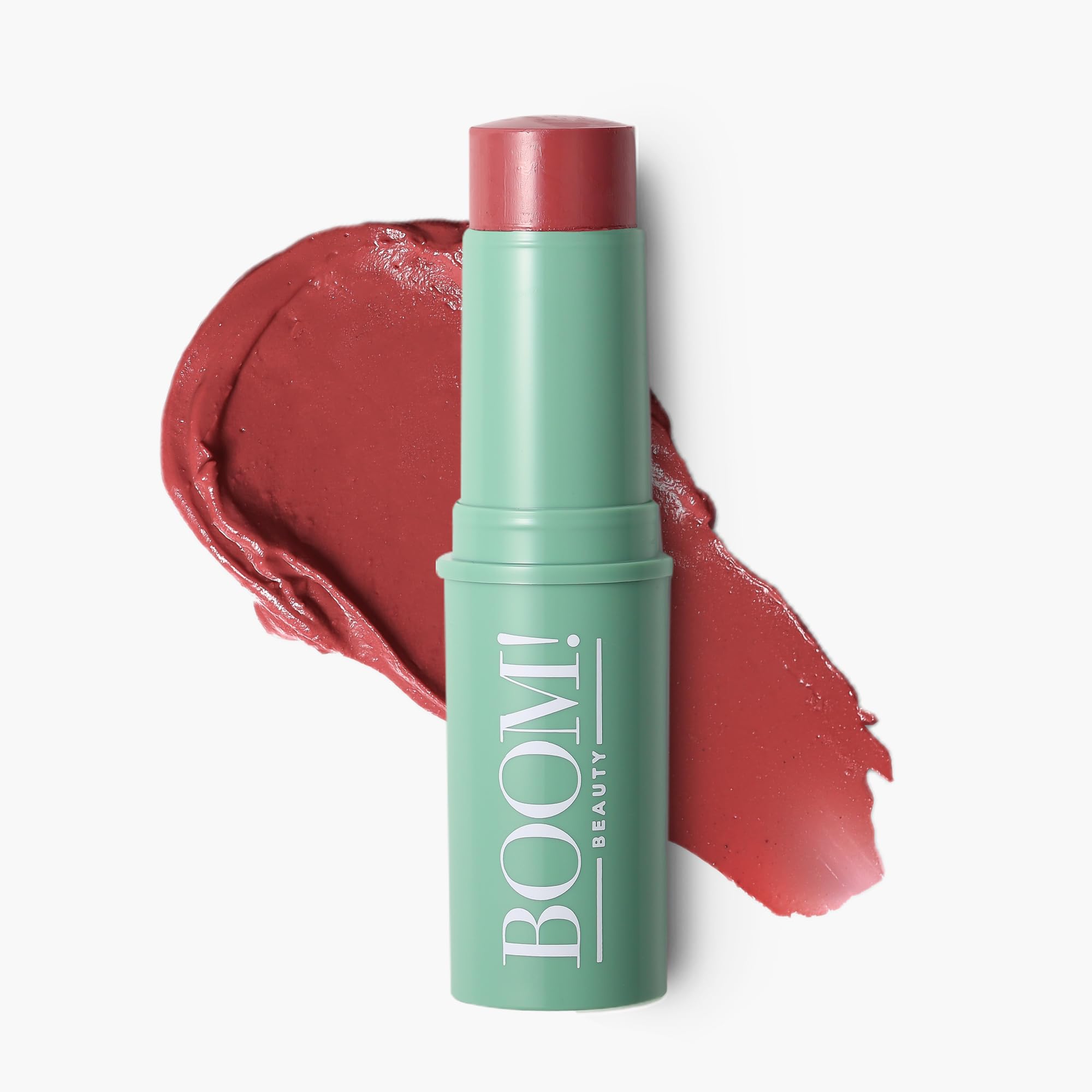 Boomstick Peony Pink ™ - Multistick for Cheeks & Lips - Vegan, Cream Blush Stick & Lipstick - Makeup for Older Women & Mature Skin Boom Stick By Cindy Joseph