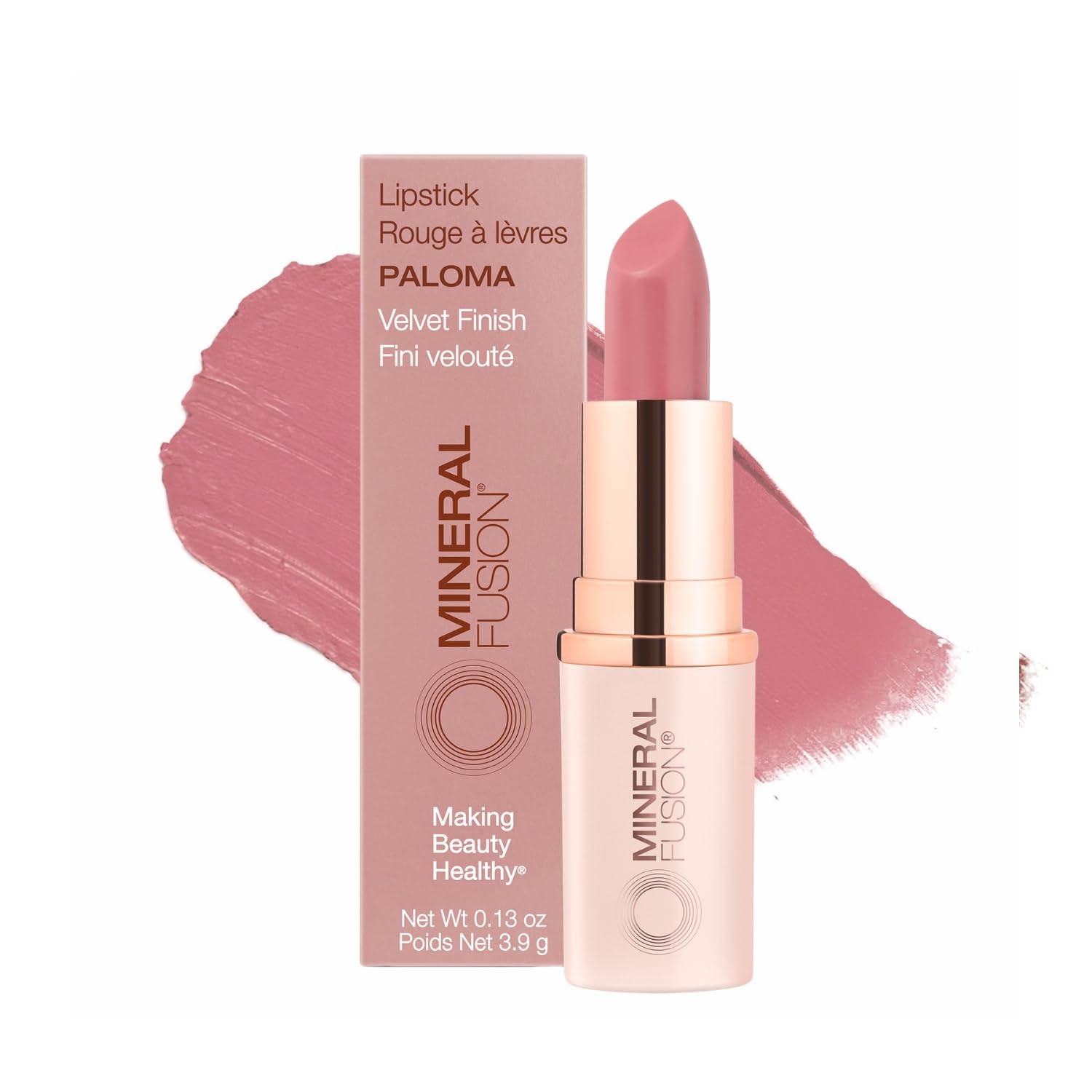 Mineral Fusion Lipstick, Peony, .14 Ounce