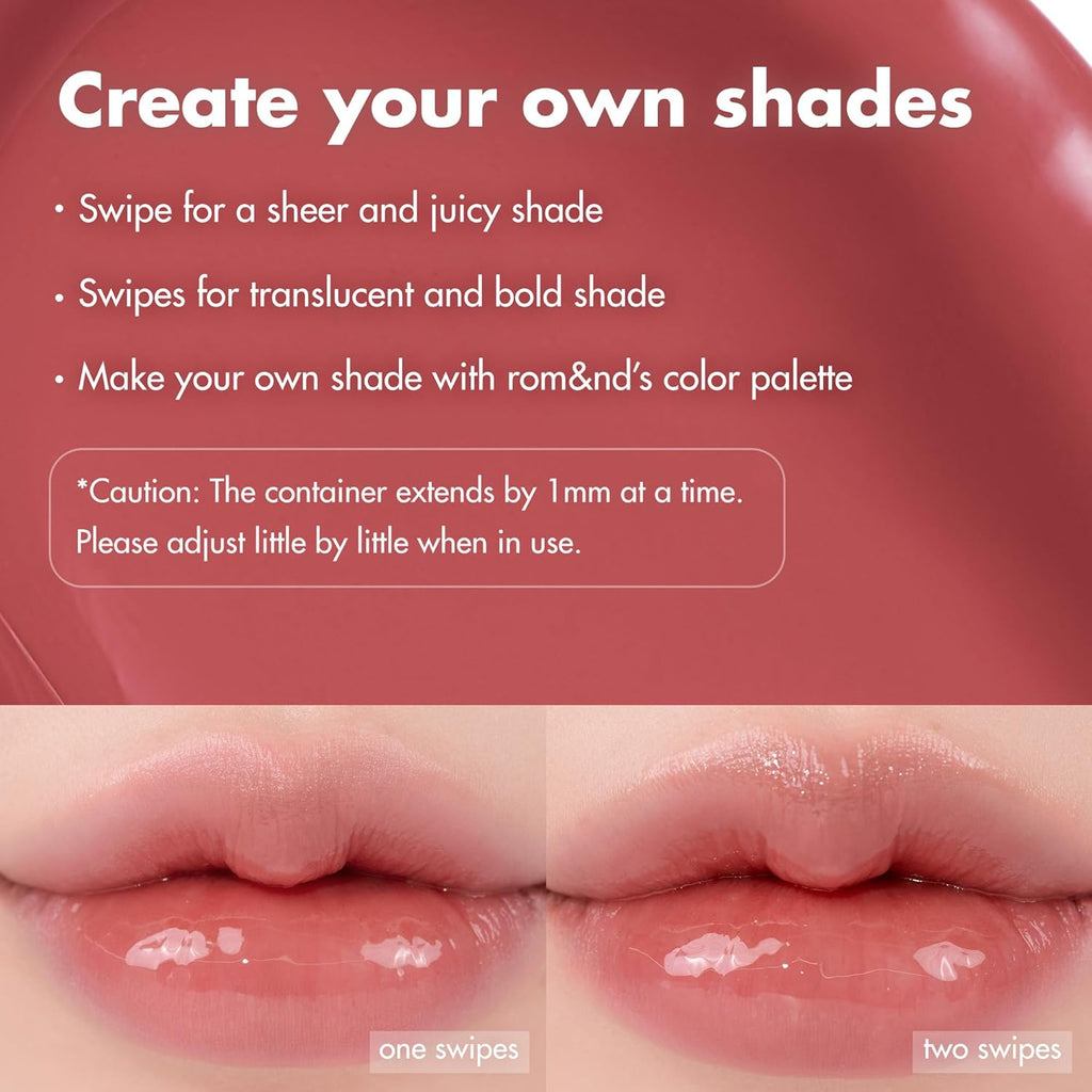 rom&nd GLASTING MELTING BALM #09 PEONIES - K-Beauty Vibrant Pink Lip Tint Balm | Crystal Water-Gloss Shine & Deep Hydration | Non-Sticky, Long-Lasting Stain for Plump, Healthy Lips